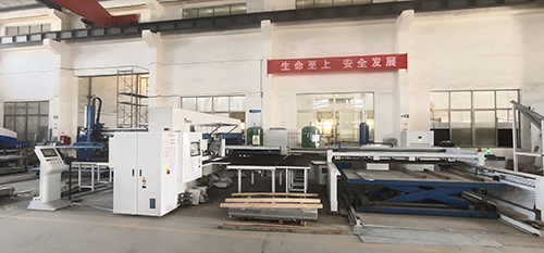 数控冲床加工中心-亚威全自动冲压生产线HPE-3058-FMC